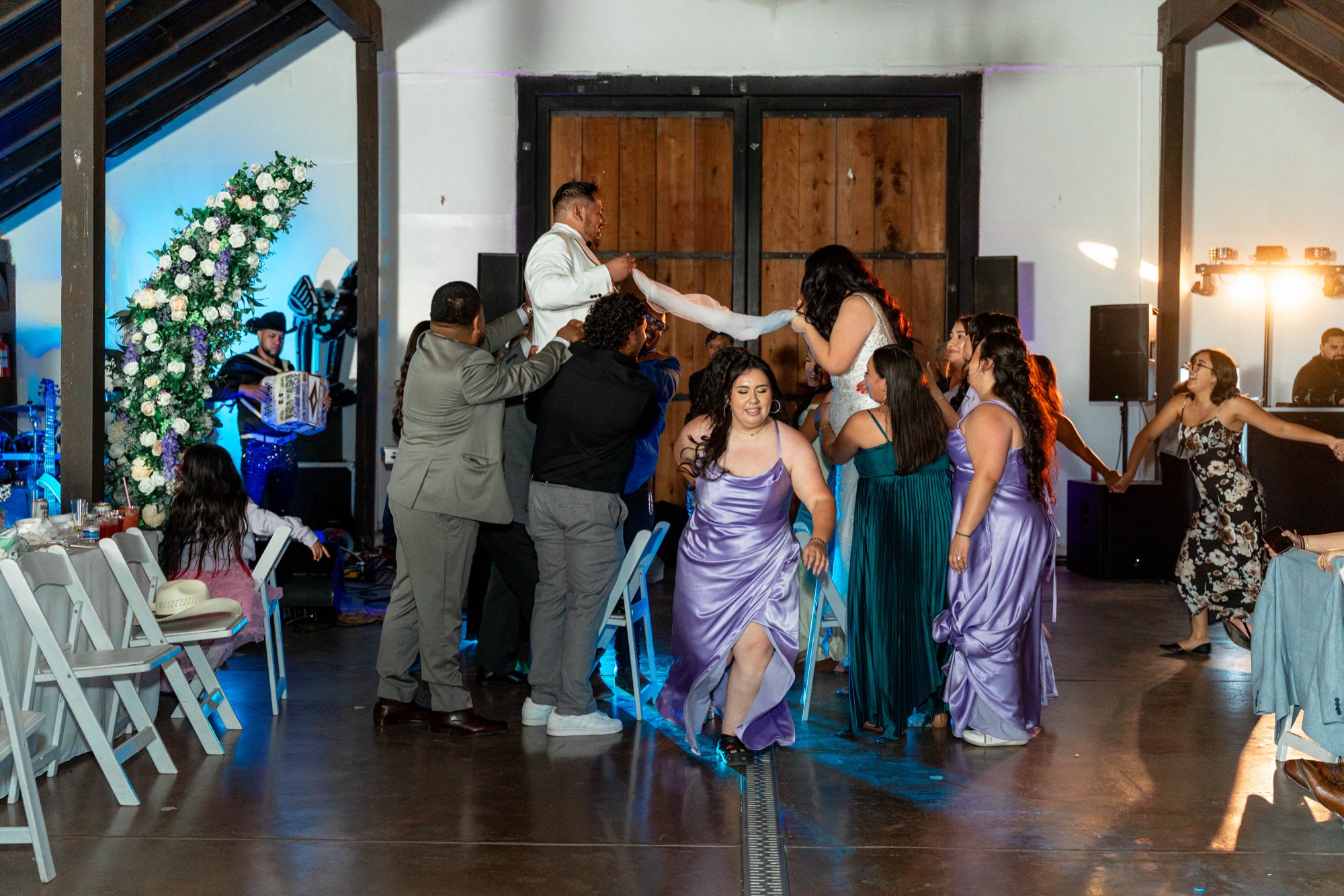 St. Vincent de Paul Church & Robledo Barn wedding photo